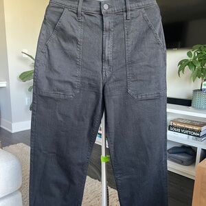 MOTHER WRAPPER PATCH SPRINGY ANKLE JEAN NOT GUILTY